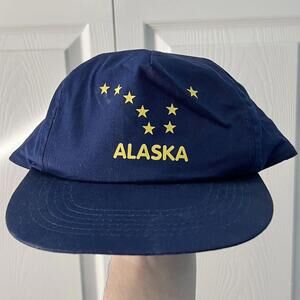 Vintage Alaska Trucker Cap Lightweight Arctic Circle Enterprises Snapback Hat